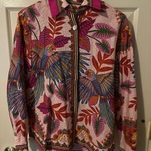 FARM Rio Multicolor Tropical Blouse